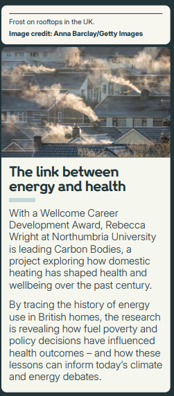 Carbon Bodies featured in the 2025 Wellcome Trust Annual Report